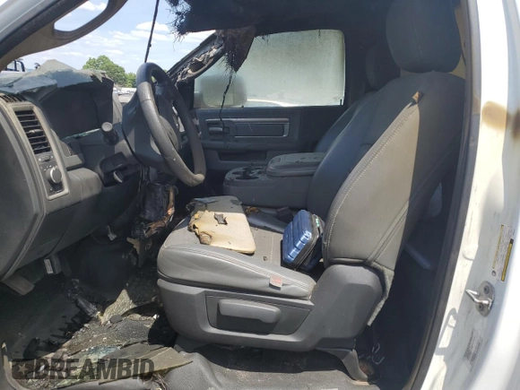 2016 Ram 2500 Tradesman with VIN 3C6LR5AT4FG592216, listed as a Copart auction lot 60850054 with 0 mi miles and Salvage Title. Bid and sale history available at carsss.com. Image 7.