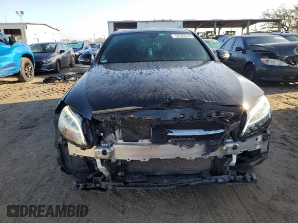 2019 Mercedes-Benz C 300 with VIN 55SWF8DB2KU286990, listed as a Copart auction lot 78769374 with 83,101 mi miles and Salvage title. Bid and sale history available at DreamBid. Image 5.