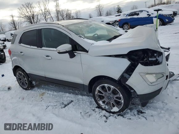 2019 Ford EcoSport Titanium with VIN MAJ3S2KE2KC268213, listed as a Copart auction lot 88722635 with 88,449 mi miles and Salvage Title. Bid and sale history available at DreamBid. Image 4.