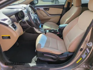 2013 Hyundai Elantra GLS with VIN 5NPDH4AE4DH454286, listed as a Copart auction lot 61671825 with 155,667 mi miles and Salvage title. Bid and sale history available at DreamBid. Image 7.