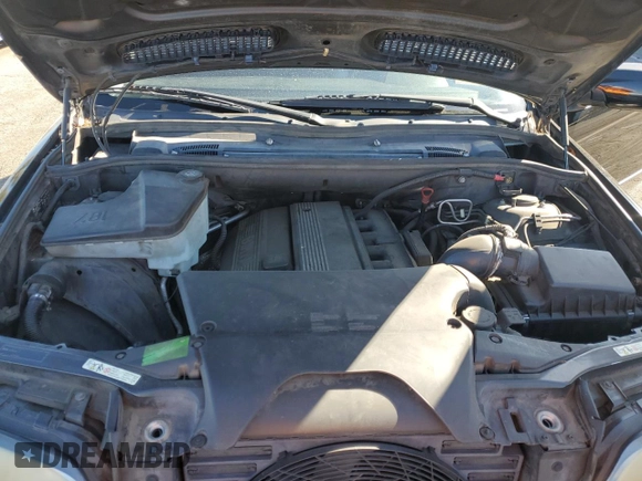 2004 BMW X5 3.0i with VIN 5UXFA13554LU45888, listed as a Copart auction lot 78739784 with 142,668 mi miles and Salvage Title. Bid and sale history available at carsss.com. Image 12.