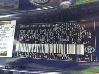 2010 Toyota Matrix z VIN 2T1KU4EE7AC242574, wystawiony jako IAAI lot #41799126 z przebiegiem 116 782 mil mil oraz . Historia ofert i sprzedaży dostępna na DreamBid. Obrazek 9.
