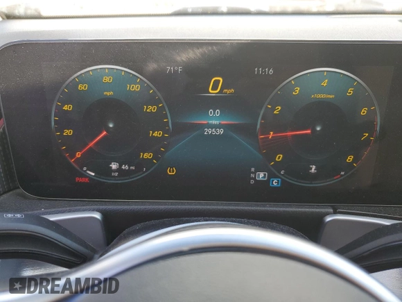 2022 Mercedes-Benz GLB 250 с VIN W1N4M4GB1NW246394, выставлен на аукционе Copart как лот 51965515 с пробегом 29 539 миль миль и Списание • Salvage title. История ставок и продаж доступна на DreamBid. Изображение 9.