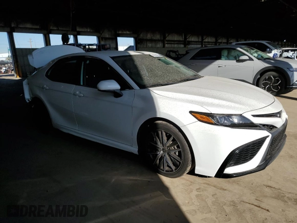 2021 Toyota Camry SE Nightshade with VIN 4T1G11AK7MU590970, listed as a Copart auction lot 46162995 with 120,630 mi miles and Salvage Title. Bid and sale history available at carsss.com. Image 4.