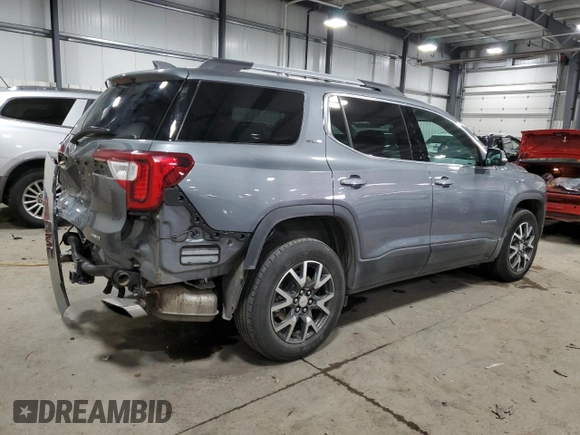 2021 GMC Acadia SLE with VIN 1GKKNRLS0MZ149395, listed as a Copart auction lot 87593875 with 37,091 mi miles and Salvage Title. Bid and sale history available at carsss.com. Image 3.