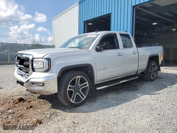 2016 GMC Sierra 1500 SLT with VIN 1GTV2NECXGZ405093, listed as a Copart auction lot 69384894 with 92,211 mi miles and Salvage Title. Bid and sale history available at carsss.com. Image 1.