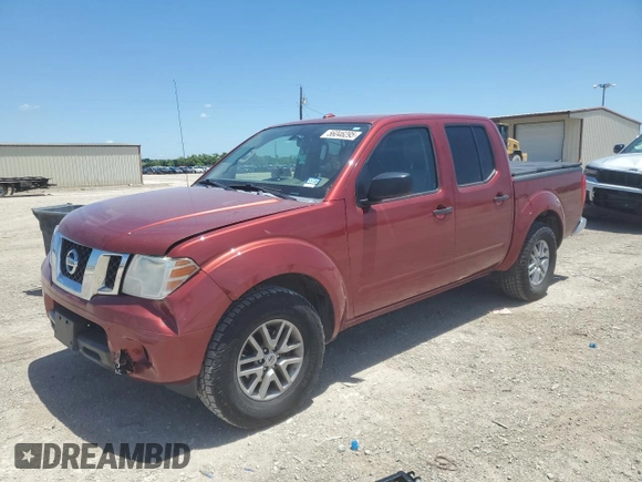 2016 Nissan Frontier SV with VIN 1N6AD0ER2GN796874, listed as a Copart auction lot 56046295 with 104,544 mi miles and Salvage title. Bid and sale history available at DreamBid. Image 1.