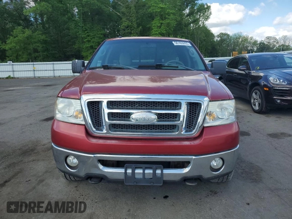 2008 Ford F-150 STX with VIN 1FTRX14W48FA50562, listed as a Copart auction lot 56163265 with 121,496 mi miles and Clean title. Bid and sale history available at DreamBid. Image 5.