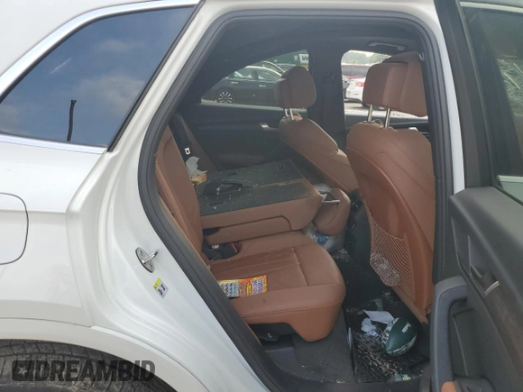 2024 Audi Q5 S line Premium Plus with VIN WA1EAAFY0R2070132, listed as a Copart auction lot 66085934 with 2,313 mi miles and Salvage title. Bid and sale history available at DreamBid. Image 10.