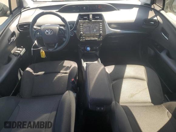2022 Toyota Prius L Eco z VIN JTDKAMFU6N3167881, wystawiony jako Copart lot #57356655 z przebiegiem 25 579 mil mil oraz Szkoda całkowita • Salvage title. Historia ofert i sprzedaży dostępna na DreamBid. Obrazek 8.