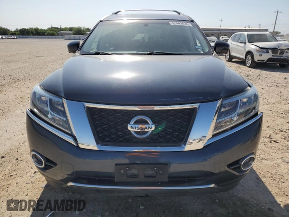 2015 Nissan Pathfinder S with VIN 5N1AR2MNXFC614018, listed as a Copart auction lot 52442435 with 109,943 mi miles and Salvage title. Bid and sale history available at DreamBid. Image 5.