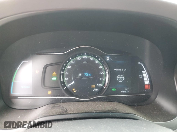 2019 Hyundai Ioniq Limited z VIN KMHC05LH6KU032986, wystawiony jako Copart lot #76470124 z przebiegiem 68 797 mil mil oraz Szkoda całkowita • Salvage title. Historia ofert i sprzedaży dostępna na DreamBid. Obrazek 9.
