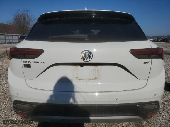 2022 Buick Envision Essence with VIN LRBFZNR41ND064548, listed as a Copart auction lot 86700954 with 52,469 mi miles and Salvage Title. Bid and sale history available at carsss.com. Image 6.