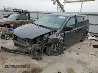 2015 Dodge Grand Caravan SE with VIN 2C4RDGBGXFR709645, listed as a Copart auction lot 50790715 with Not Provided miles and Salvage Title. Bid and sale history available at DreamBid. Image 1.