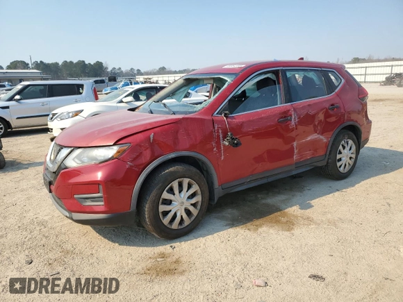 2017 Nissan Rogue S with VIN JN8AT2MT6HW403702, listed as a Copart auction lot 46864555 with 66,035 mi miles and Salvage Title. Bid and sale history available at carsss.com. Image 1.