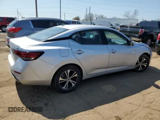 2023 Nissan Sentra SV with VIN 3N1AB8CV0PY278369, listed as a Copart auction lot 54359165 with 51,782 mi miles and Salvage Title. Bid and sale history available at DreamBid. Image 3.