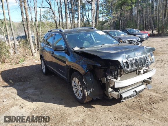 2019 Jeep Cherokee Latitude with VIN 1C4PJLCB6KD490529, listed as a IAAI auction lot 41890940 with 113,147 mi miles. Bid and sale history available at carsss.com. Image 1.