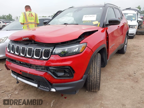 2023 Jeep Compass (RED) Edition с VIN 3C4NJDCN7PT531789, выставлен на аукционе IAAI как лот 42374121 с пробегом 22 808 миль миль и . История ставок и продаж доступна на DreamBid. Изображение 6.