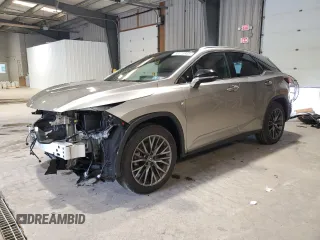 2022 Lexus RX 350 F Sport с VIN 2T2YZMDA3NC366479, выставлен на аукционе Copart как лот 63973905 с пробегом 50 297 миль миль и Списание • Salvage title. История ставок и продаж доступна на DreamBid. Изображение 1.
