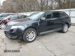 2015 Lincoln MKT with VIN 2LMHJ5NK9FBL01560, listed as a Copart auction lot 44083555 with 104,869 mi miles and Clean Title. Bid and sale history available at carsss.com. Image 1.
