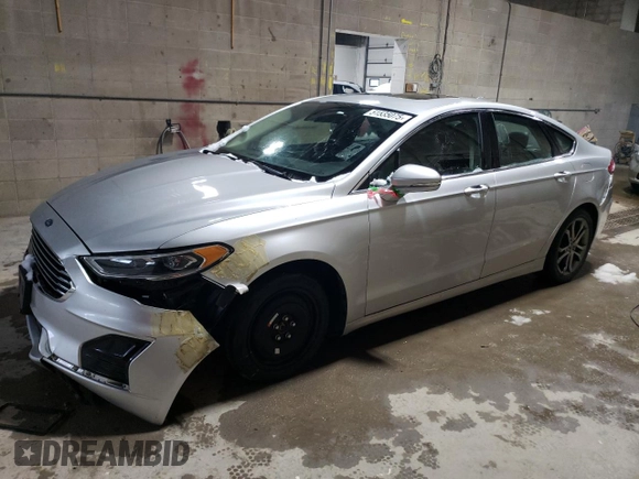2019 Ford Fusion SEL with VIN 3FA6P0CD0KR238296, listed as a Copart auction lot 51535075 with 110,992 mi miles and Clean Title. Bid and sale history available at carsss.com. Image 1.