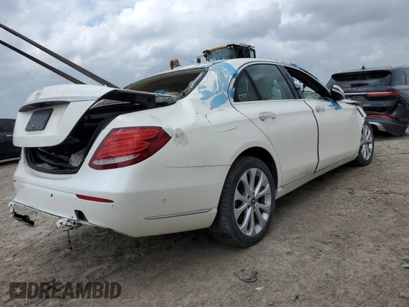2017 Mercedes-Benz E with VIN WDDZF4JB0HA284884, listed as a Copart auction lot 55317155 with Not Provided miles and Salvage Title. Bid and sale history available at carsss.com. Image 3.