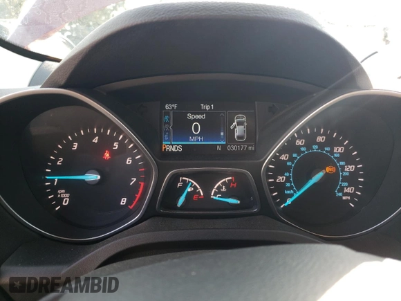 2016 Ford Escape SE with VIN 1FMCU9G91GUA85357, listed as a Copart auction lot 53902925 with 30,177 mi miles and Salvage Title. Bid and sale history available at DreamBid. Image 9.