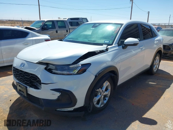 2023 Honda HR-V LX with VIN 3CZRZ1H39PM704930, listed as a IAAI auction lot 41828629 with 45,441 mi miles and . Bid and sale history available at DreamBid. Image 17.