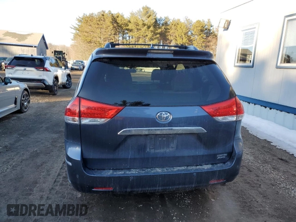 2013 Toyota Sienna XLE with VIN 5TDDK3DC7DS057882, listed as a Copart auction lot 47300525 with 147,990 mi miles and Salvage Title. Bid and sale history available at DreamBid. Image 6.