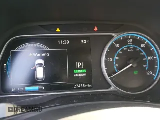 2023 Nissan LEAF S with VIN 1N4AZ1BV2PC555166, listed as a Copart auction lot 46501375 with 27,435 mi miles and Salvage Title. Bid and sale history available at DreamBid. Image 9.