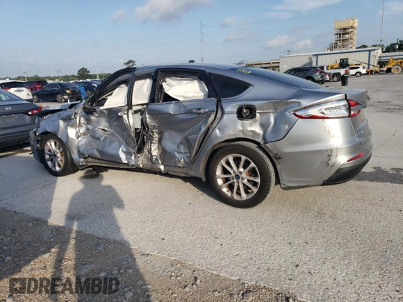 2020 Ford Fusion SE with VIN 3FA6P0HDXLR143531, listed as a Copart auction lot 55091345 with Not provided miles and Salvage title. Bid and sale history available at DreamBid. Image 2.