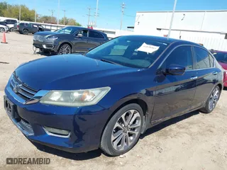 2014 Honda Accord Sedan Sport with VIN 1HGCR2F58EA216330, listed as a IAAI auction lot 41838465 with 43,352 mi miles. Bid and sale history available at carsss.com. Image 19.