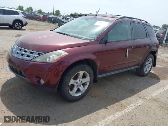 2005 Nissan Murano SL z VIN JN8AZ08WX5W435121, wystawiony jako IAAI lot #42115918 z przebiegiem 265 585 mil mil oraz . Historia ofert i sprzedaży dostępna na DreamBid. Obrazek 2.