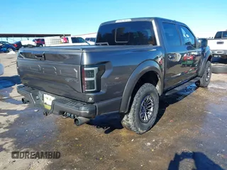 2020 Ford F-150 Raptor with VIN 1FTFW1RG7LFB08650, listed as a IAAI auction lot 40992485 with 102,115 mi miles and . Bid and sale history available at carsss.com. Image 4.
