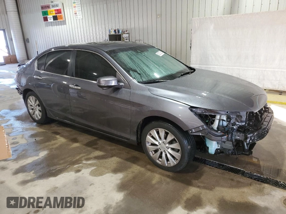 2013 Honda Accord EX-L with VIN 1HGCR2F8XDA170363, listed as a Copart auction lot 50372295 with 111,213 mi miles and Salvage Title. Bid and sale history available at DreamBid. Image 4.