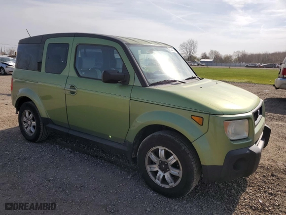2006 Honda Element EX-P with VIN 5J6YH187X6L003265, listed as a Copart auction lot 53344345 with 238,105 mi miles and Salvage Title. Bid and sale history available at carsss.com. Image 4.