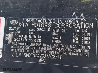 2018 Kia Soul with VIN KNDJN2A23J7523748, listed as a IAAI auction lot 41561728 with 84,713 mi miles. Bid and sale history available at carsss.com. Image 9.