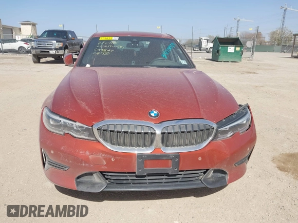 2022 BMW 3 Series 330i xDrive with VIN 3MW5R7J02N8C42866, listed as a IAAI auction lot 41704929 with 45,215 mi miles. Bid and sale history available at carsss.com. Image 12.