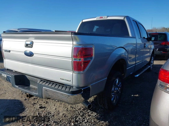 2011 Ford F-150 XL with VIN 1FTEX1CM9BFA03596, listed as a IAAI auction lot 41693782 with 138,380 mi miles. Bid and sale history available at carsss.com. Image 4.