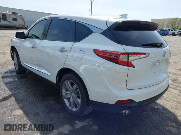 2020 Acura RDX w/Advance Pkg with VIN 5J8TC1H75LL017246, listed as a IAAI auction lot 41353387 with 1 mi miles. Bid and sale history available at carsss.com. Image 3.