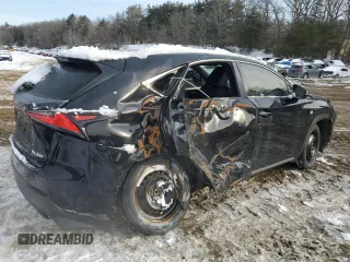 2021 Lexus NX with VIN JTJSARBZ2M2203016, listed as a Copart auction lot 44921035 with 41,580 mi miles and Non Repairable. Bid and sale history available at carsss.com. Image 3.