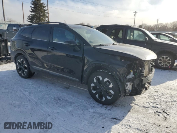 2023 Kia Sportage X-Line with VIN 5XYK6CAFXPG097403, listed as a Copart auction lot 43852115 with 47,237 mi miles and Salvage Title. Bid and sale history available at carsss.com. Image 4.