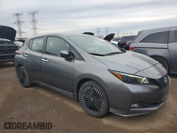 2023 Nissan LEAF SV Plus with VIN 1N4CZ1CV9PC557276, listed as a Copart auction lot 43772075 with 10,533 mi miles and Salvage Title. Bid and sale history available at DreamBid. Image 4.