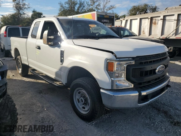 2022 Ford F-250 XL with VIN 1FT7X2B62NEE91107, listed as a Copart auction lot 89368045 with Not Provided miles and Non Repairable. Bid and sale history available at DreamBid. Image 4.