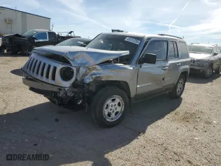 2015 Jeep Patriot Sport with VIN 1C4NJPBB5FD107167, listed as a Copart auction lot 43131255 with 121,069 mi miles and Salvage Title. Bid and sale history available at carsss.com. Image 1.