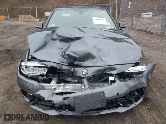 2018 BMW 3 Series with VIN WBA8F1C54JAE93207, listed as a IAAI auction lot 41876781 with 64,749 mi miles and . Bid and sale history available at DreamBid. Image 12.