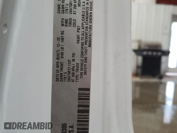 2023 Jeep Gladiator Sport S с VIN 1C6HJTAG0PL523306, выставлен на аукционе Copart как лот 59236535 с пробегом 64 185 миль миль и Списание • Salvage title. История ставок и продаж доступна на DreamBid. Изображение 14.