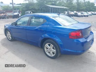 2013 Dodge Avenger SXT with VIN 1C3CDZCGXDN709224, listed as a IAAI auction lot 42479302 with 93,555 mi miles and . Bid and sale history available at DreamBid. Image 3.