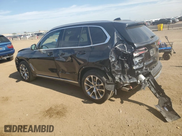 2020 BMW X5 xDrive40i with VIN 5UXCR6C08LLL83222, listed as a Copart auction lot 58377955 with 38,854 mi miles and Salvage title. Bid and sale history available at DreamBid. Image 2.