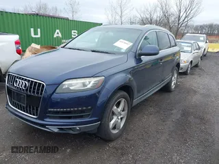 2013 Audi Q7 3.0T Premium Plus with VIN WA1LGAFE8DD002959, listed as a IAAI auction lot 41970557 with 184,945 mi miles. Bid and sale history available at carsss.com. Image 2.